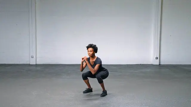 Air Squats exercise being performed