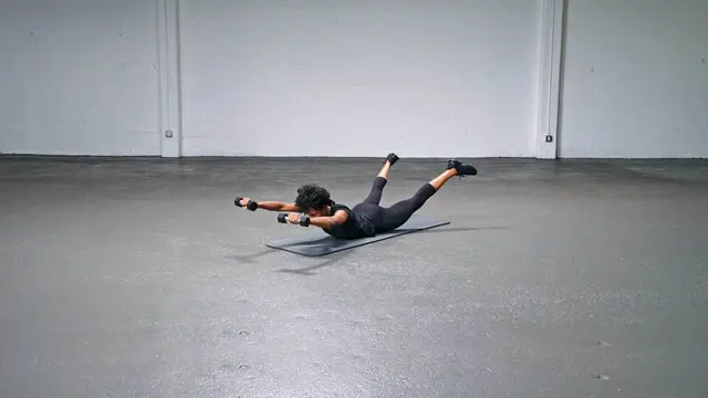 Dumbbell Superman