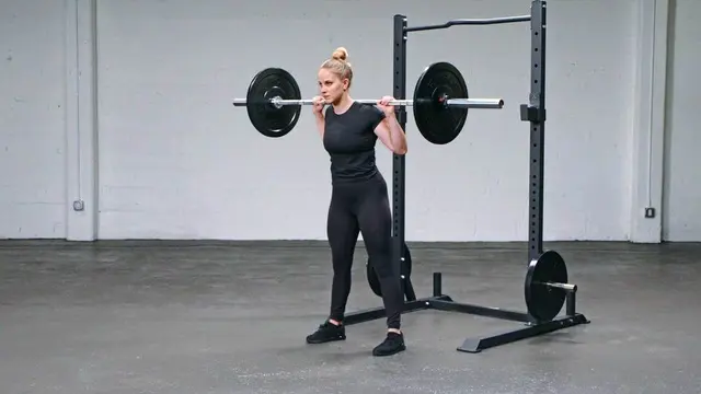Back Squat exercise being performed
