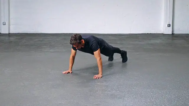 Push Up exercise being performed