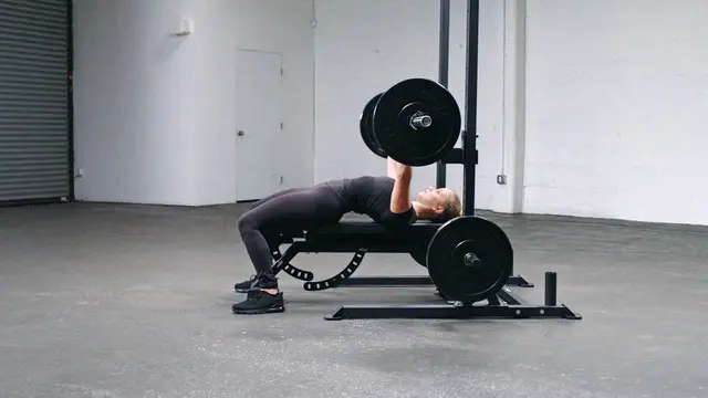 Barbell Bench Press exercise being performed