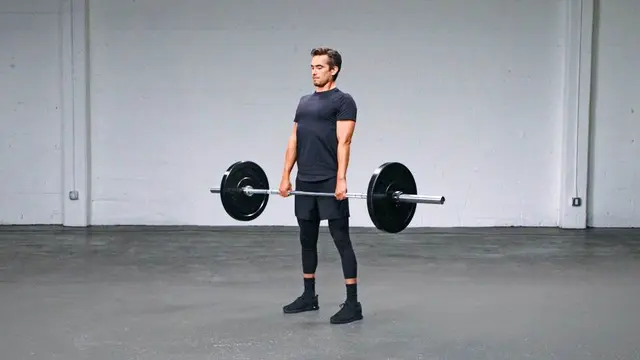 Romanian Deadlift exercise being performed