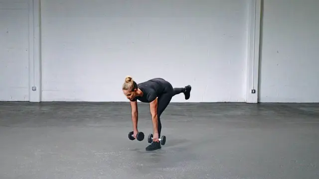 Single Leg Romanian Deadlift exercise being performed