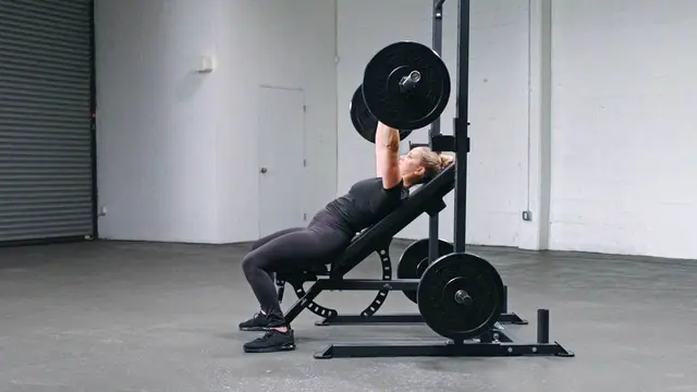 Barbell Incline Bench Press exercise being performed