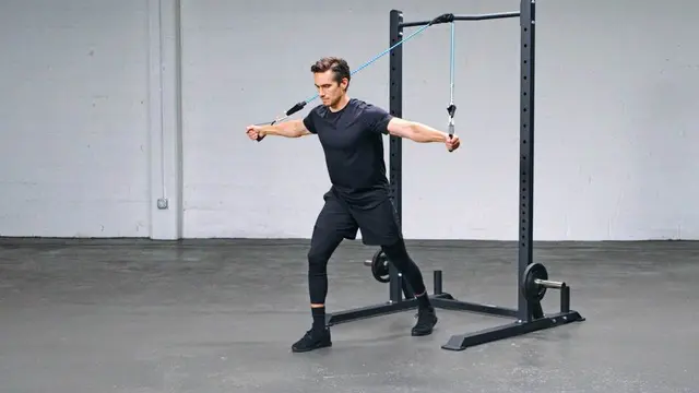 Handle Band Pec Fly exercise being performed
