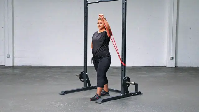 Loop Band Single Arm Incline Chest Press exercise being performed